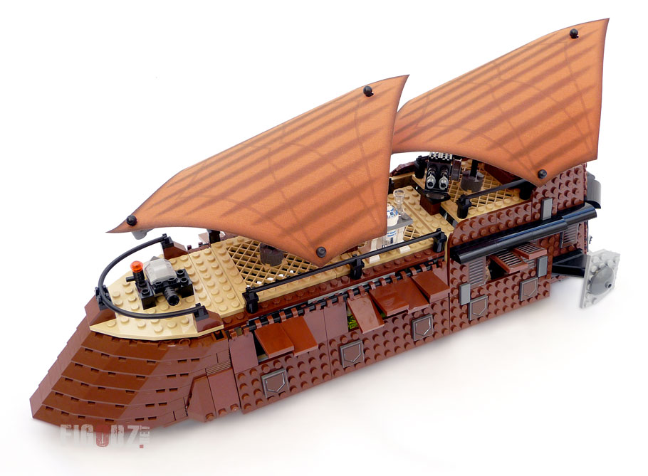 LEGO 6210 Jabba's Sail Barge - La superbe barge des sables de Jabba the Hutt !