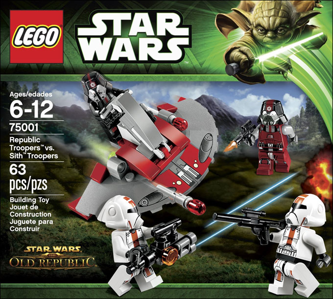 LEGO Star Wars 75001 - Republic Troopers vs Sith Troopers Battle Pack - Nouveauté LEGO 2013