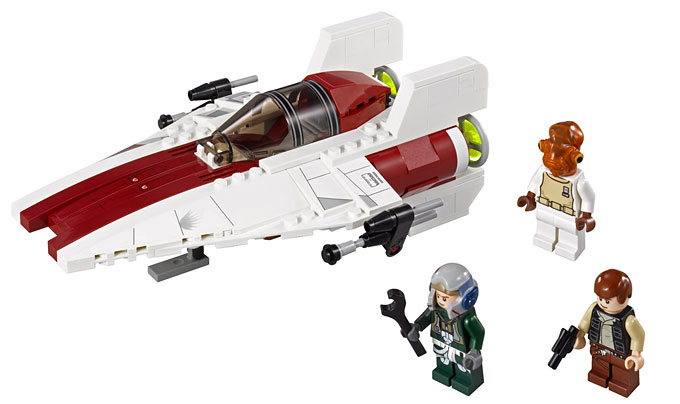 Contenu du set LEGO Star Wars 75003 A-Wing Starfighter