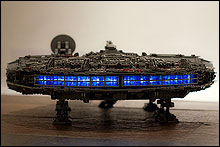 Modification Int&eacute;rieure du Millenium Falcon UCS - Par Marshal Banana