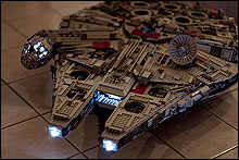 Modification Int&eacute;rieure du Millenium Falcon UCS - Par Marshal Banana
