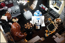 Modification Int&eacute;rieure du Millenium Falcon UCS - Par Marshal Banana