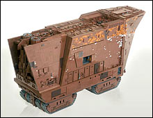 Vue arri&egrave;re du Sandcrawler - Par Marshal Banana