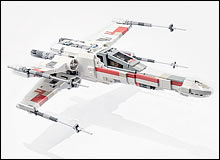 Un superbe X-Wing &agrave; l'&eacute;chelle des minifigurines - Par Marshal Banana