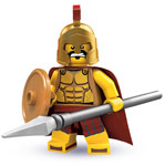 Lego Minifigurine S&eacute;rie 2 - Le Guerrier Spartiate