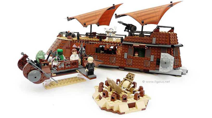 LEGO 6210 Jabba's Sail Barge| Barge de Jabba le Hutt LEGO Star Wars