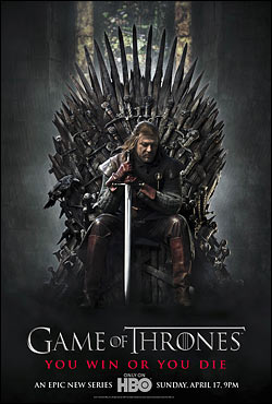 Poster officiel de la série A Games of Thrones