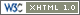 Ce site est construit selon le standard XHTML 1.0 du W3C