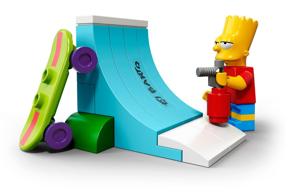 La rampe de Skate LEGO de Bart Simpson