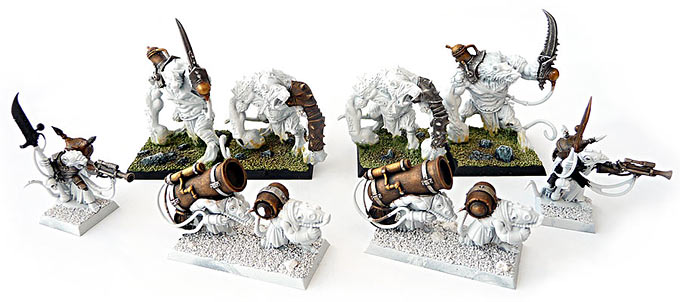 Mise en peinture des socles et m&eacute;taux de la premi&egrave;re partie de ma nouvelle arm&eacute;e Skavens !