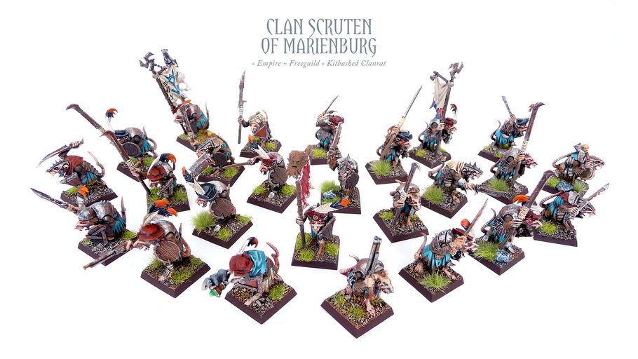 Peinture des Guerriers Skaven du clan Scruten de Marienburg - Et de 25 !