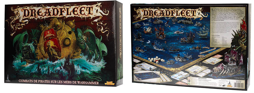 Dreadfleet - La boîte du jeu de combats navals !