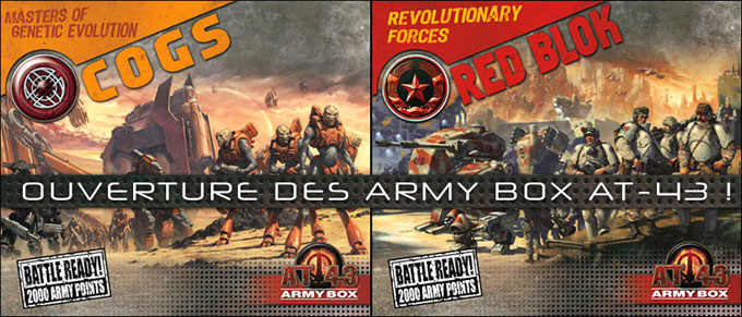 Ouverture & revue de matériel des toutes nouvelles Army Box pour AT-43 !