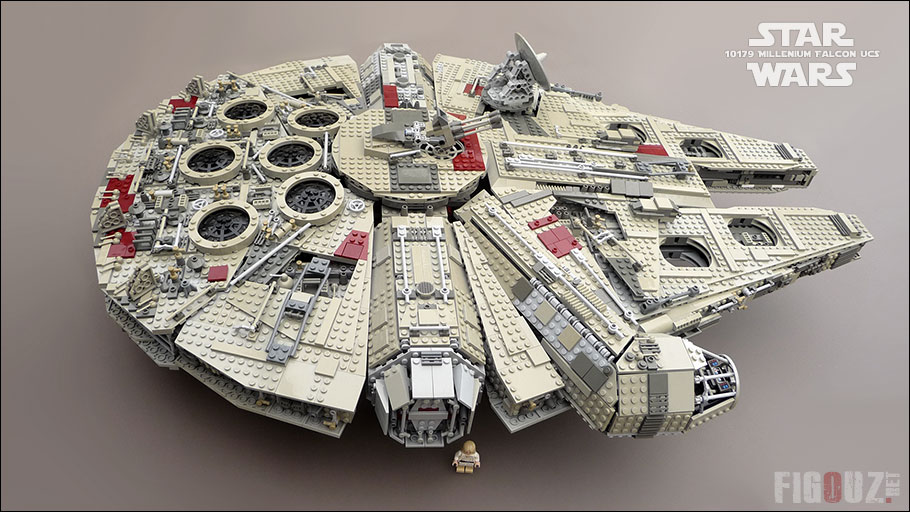 Mon vénérable 10179 Millenium Falcon UCS jauni