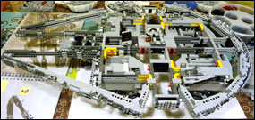 Structure Technique du Faucon Millenium 10179 LEGO
