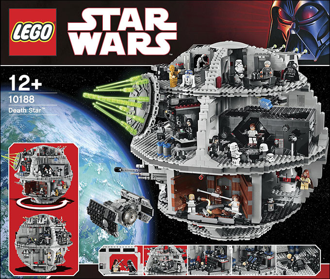 Illustration de la boîte du set 10188 Death Star UCS