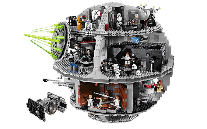 Les scénettes du set 10188 Death Star UCS