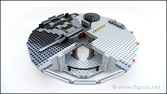 LEGO 10188 Death Star - Etape 1 - Les niveaux inférieurs et le premier plancher - Le fun commence !