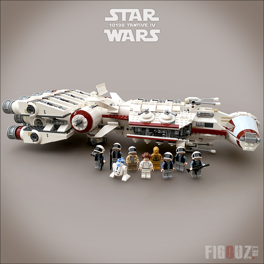 Photo ©Figouz.net de mon set LEGO Star Wars 10198 Tantive IV UCS et ses minifigurines