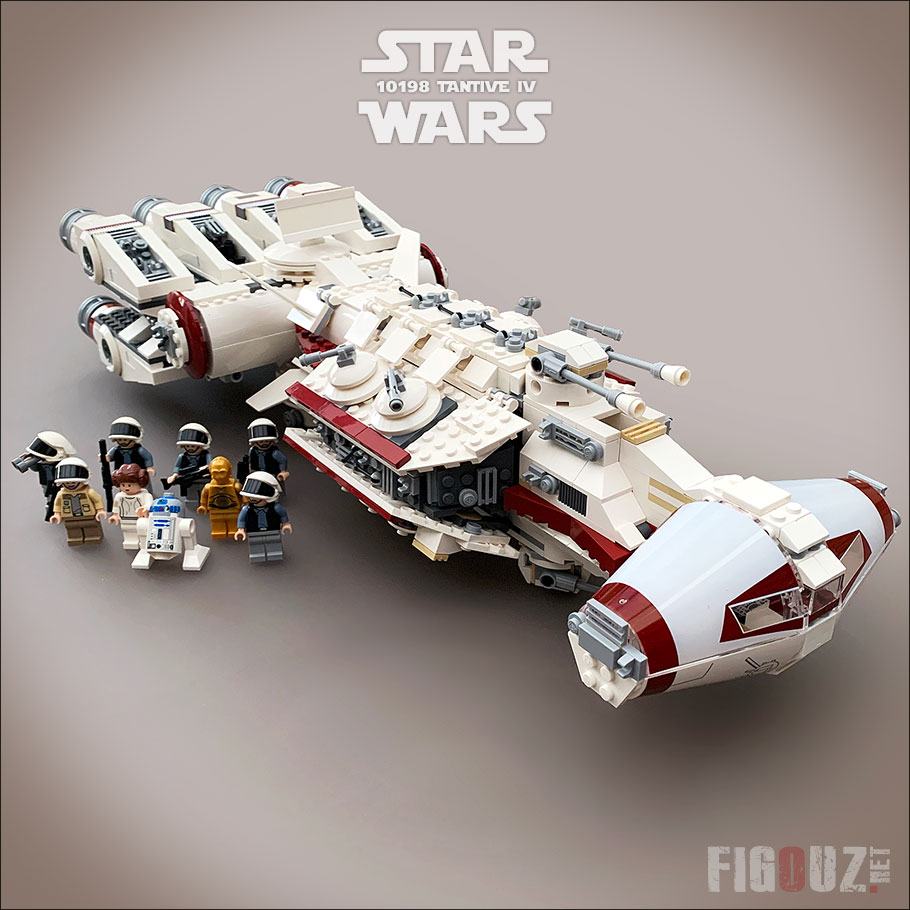 Photo ©Figouz.net de mon set LEGO Star Wars 10198 Tantive IV UCS et ses minifigurines