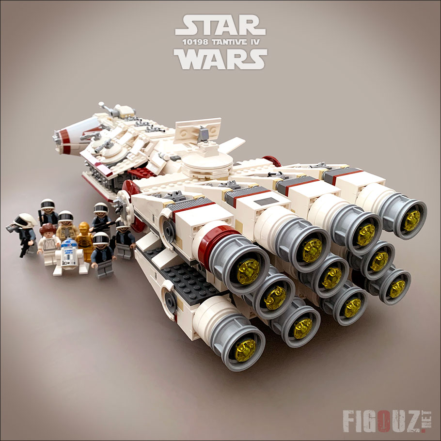 Photo ©Figouz.net de mon set LEGO Star Wars 10198 Tantive IV UCS et ses minifigurines