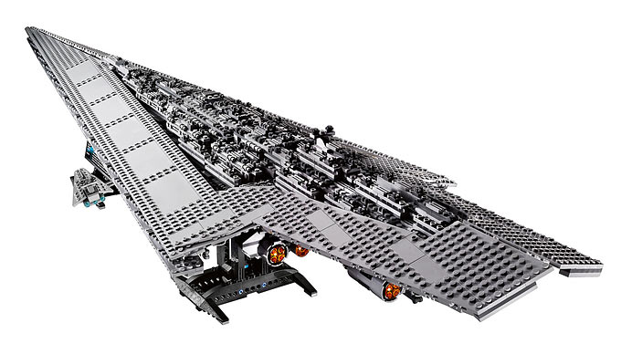 LEGO 10221 Super Star Destroyer™ Executor - Vue de dessus
