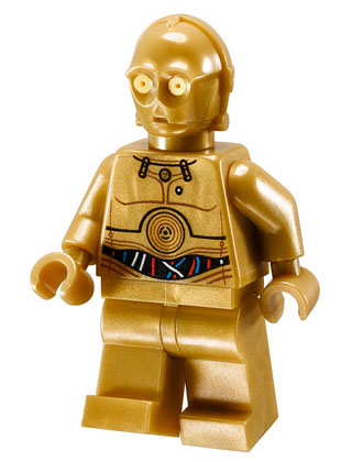 Minifigurine de C-3PO du set 10236 Ewok Village Ultimate Collector Series