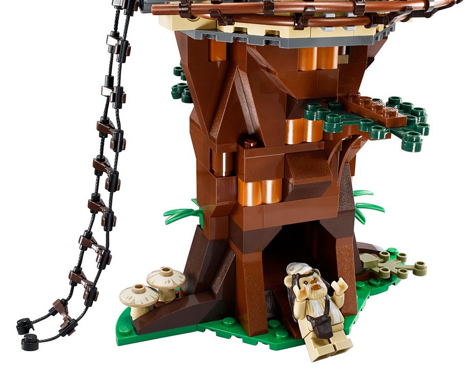 Zoom sur le set 10236 village des Ewoks