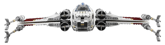 Vue de face du X-Wing Starfighter 10240 Ultimate Collector Series