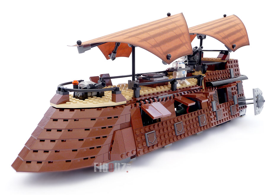 LEGO 6210 Jabba's Sail Barge - La superbe barge des sables de Jabba the Hutt !