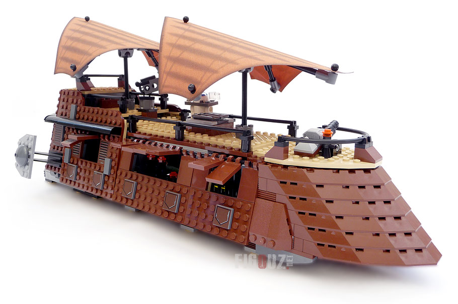 LEGO 6210 Jabba's Sail Barge - La superbe barge des sables de Jabba the Hutt !