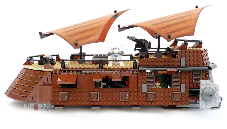 LEGO 6210 Jabba's Sail Barge - La superbe barge des sables de Jabba the Hutt !