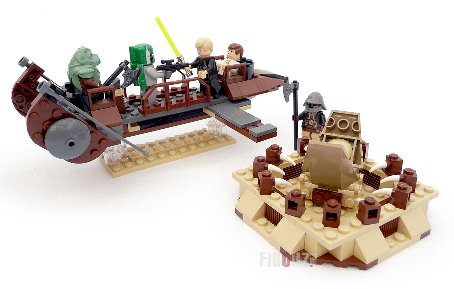 LEGO 6210 Jabba's Sail Barge - Le Desert Skiff !