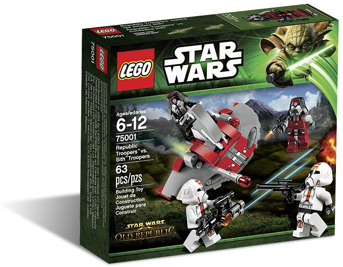 LEGO Star Wars 75001 Republic Troopers vs Sith Troopers Battle Pack - Nouveauté 2013 !