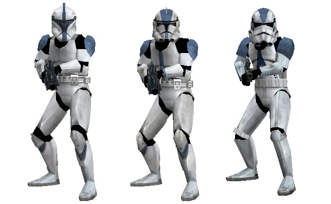 Clone Troopers de la 501ème Légion