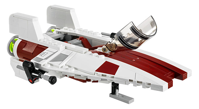 Le cockpit du A-Wing Starfighter du set 75003