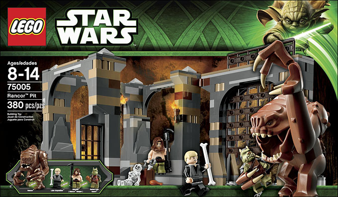 Illustration de la boîte du set 75005 Rancor Pit - Nouveauté LEGO Star Wars 2013 !