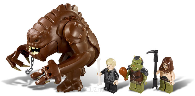 Les minifigurines du set LEGO Star Wars 75005 Rancor Pit