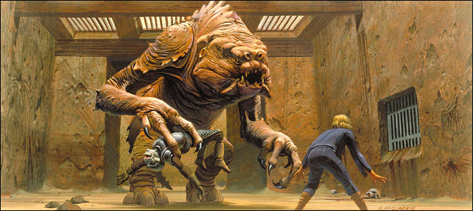 The Rancor Pit by Ralph McQuarrie