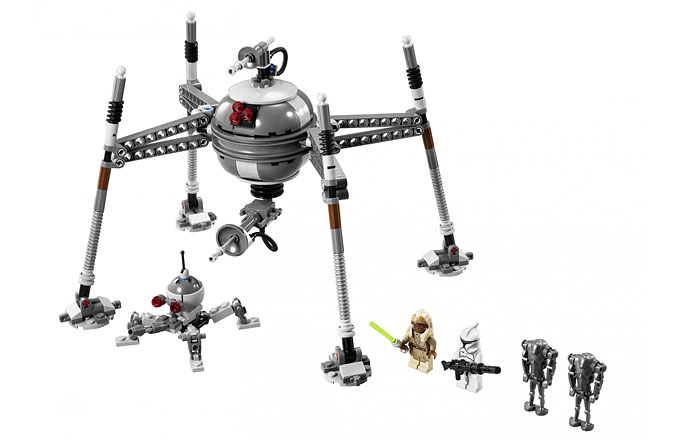 Le contenu du set 75016 Homing Spider Droid