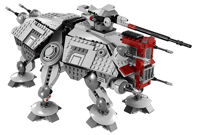 Vue de dessus du Republic Gunship 75019