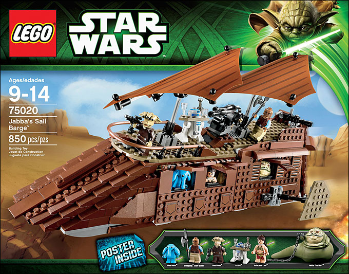 Le visuel de la Boîte du set 75020 Jabba's Sail Barge