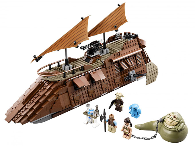 Vue d'ensemble du set LEGO 75020 Jabba's Sail Barge
