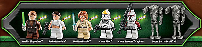 Les minifigurines du set 75021 Republic Gunship