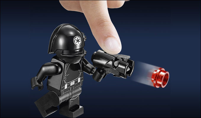 Le Death Star Gunner et le nouveau blaster du set 75034 Death Star Troopers Battle Pack