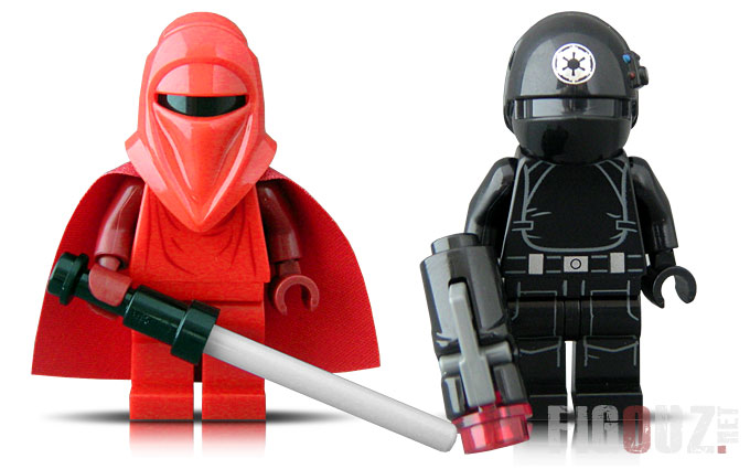 Les minifigurines du set 75034 Death Star Troopers Battle Pack