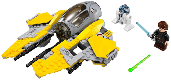 Le contenu du set 75038 Jedi Interceptor