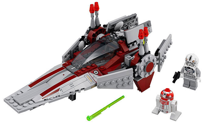 Le contenu du set 75039 V-Wing Starfighter