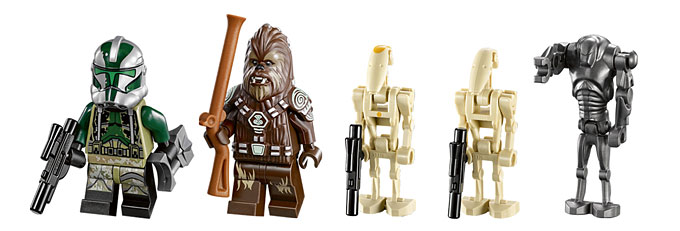 Les minifigurines du set 75043 AT-AP