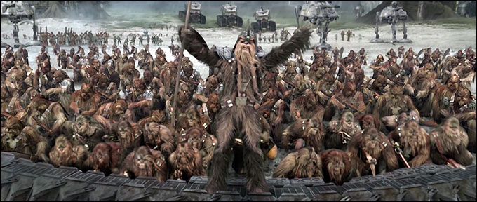 La bataille de Kashyyyk - Les Wookies attendent l'assaut de l'armée Droid !